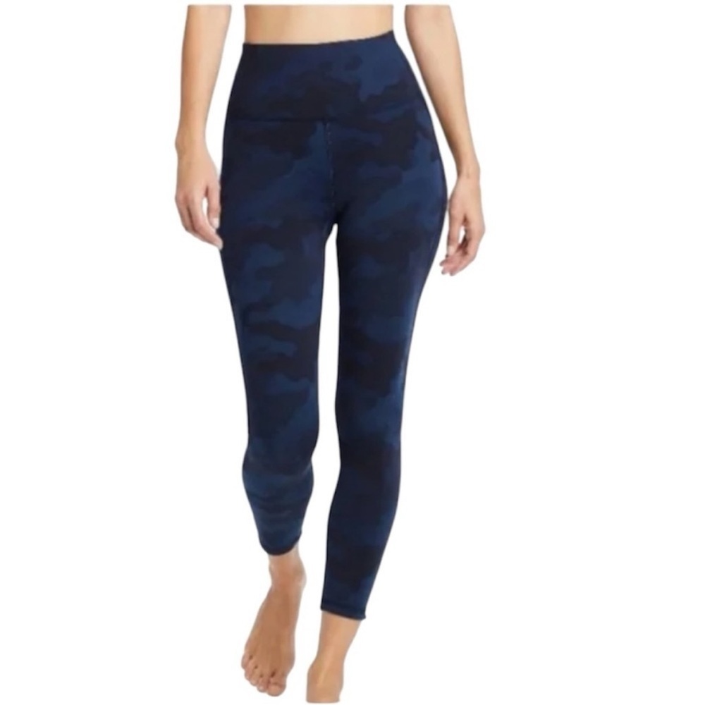 All In Motion Size Small Blue Camouflage High-Waisted Activewear Leggings.